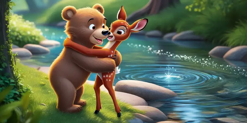 Charlie hug deer