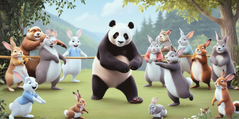 The Clumsy Panda’s Ballet Adventure