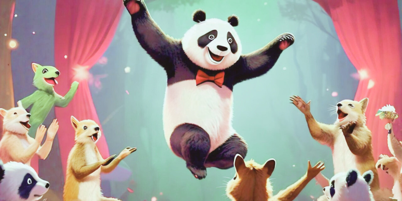 The Clumsy Panda’s Ballet Adventure