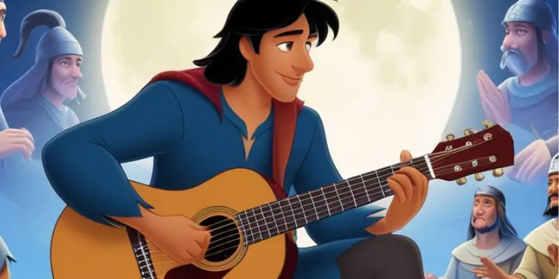 playing music